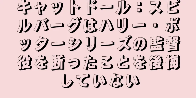 キャットドール：スピルバーグはハリー・ポッターシリーズの監督役を断ったことを後悔していない