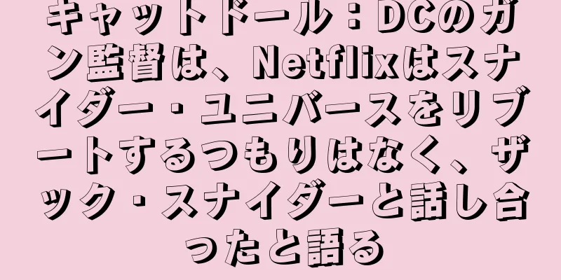 キャットドール：DCのガン監督は、Netflixはスナイダー・ユニバースをリブートするつもりはなく、ザック・スナイダーと話し合ったと語る