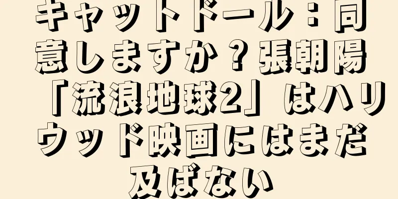 キャットドール：同意しますか？張朝陽「流浪地球2」はハリウッド映画にはまだ及ばない