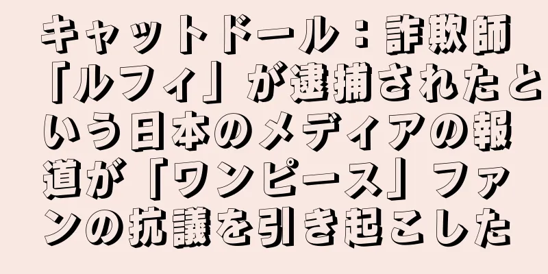 キャットドール：詐欺師「ルフィ」が逮捕されたという日本のメディアの報道が「ワンピース」ファンの抗議を引き起こした