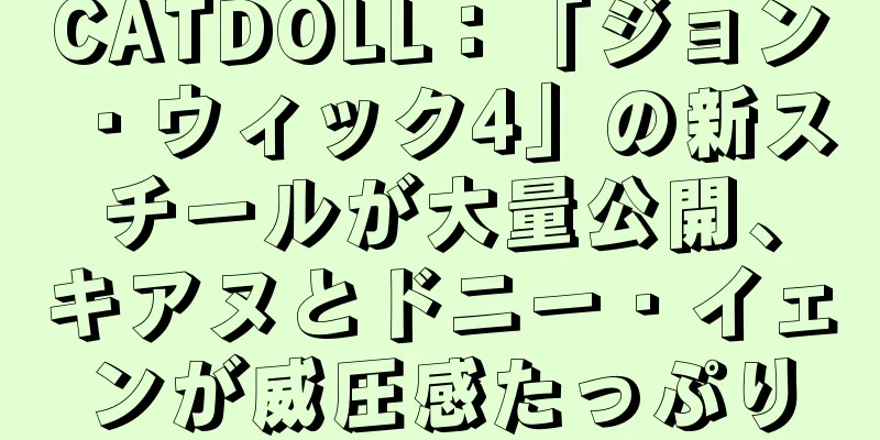 CATDOLL：「ジョン・ウィック4」の新スチールが大量公開、キアヌとドニー・イェンが威圧感たっぷり