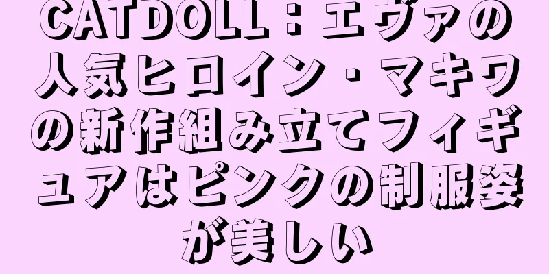 CATDOLL：エヴァの人気ヒロイン・マキワの新作組み立てフィギュアはピンクの制服姿が美しい