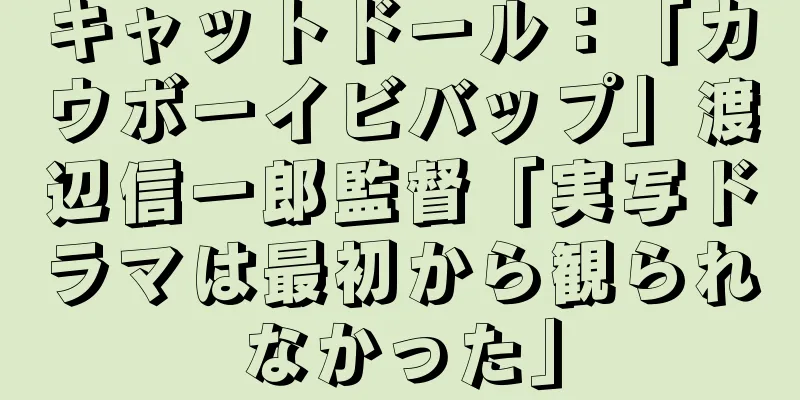 キャットドール：「カウボーイビバップ」渡辺信一郎監督「実写ドラマは最初から観られなかった」