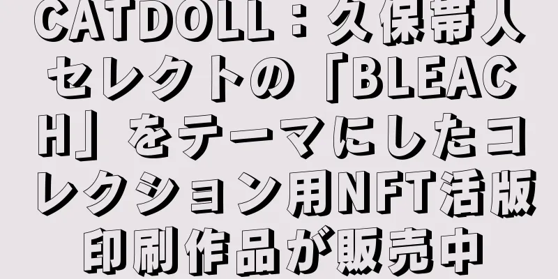 CATDOLL：久保帯人セレクトの「BLEACH」をテーマにしたコレクション用NFT活版印刷作品が販売中