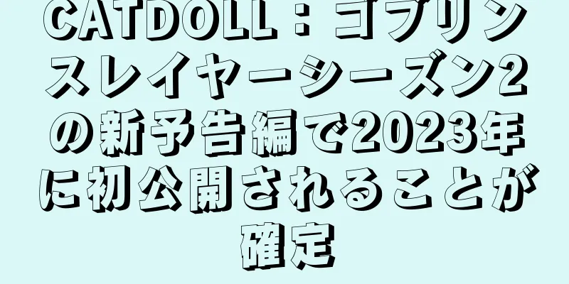 CATDOLL：ゴブリンスレイヤーシーズン2の新予告編で2023年に初公開されることが確定