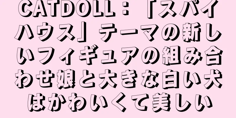 CATDOLL：「スパイハウス」テーマの新しいフィギュアの組み合わせ娘と大きな白い犬はかわいくて美しい