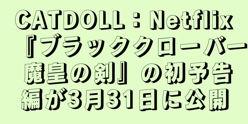 CATDOLL：Netflix『ブラッククローバー 魔皇の剣』の初予告編が3月31日に公開