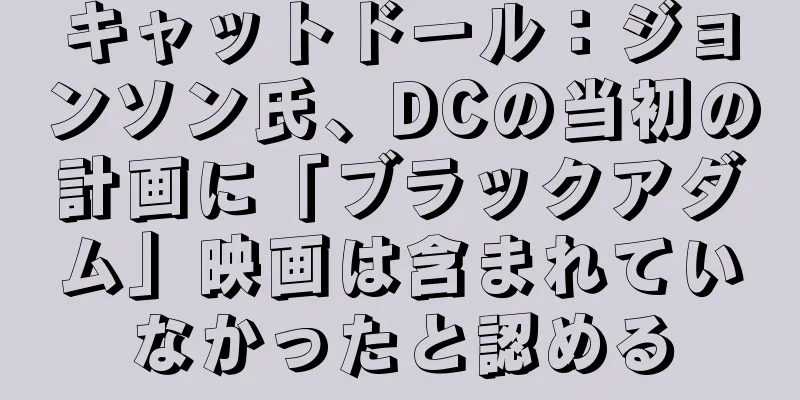 キャットドール：ジョンソン氏、DCの当初の計画に「ブラックアダム」映画は含まれていなかったと認める