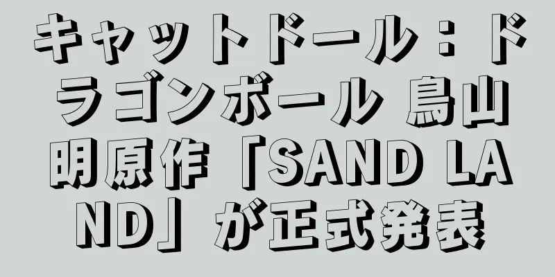 キャットドール：ドラゴンボール 鳥山明原作「SAND LAND」が正式発表
