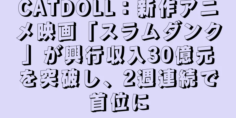 CATDOLL：新作アニメ映画「スラムダンク」が興行収入30億元を突破し、2週連続で首位に