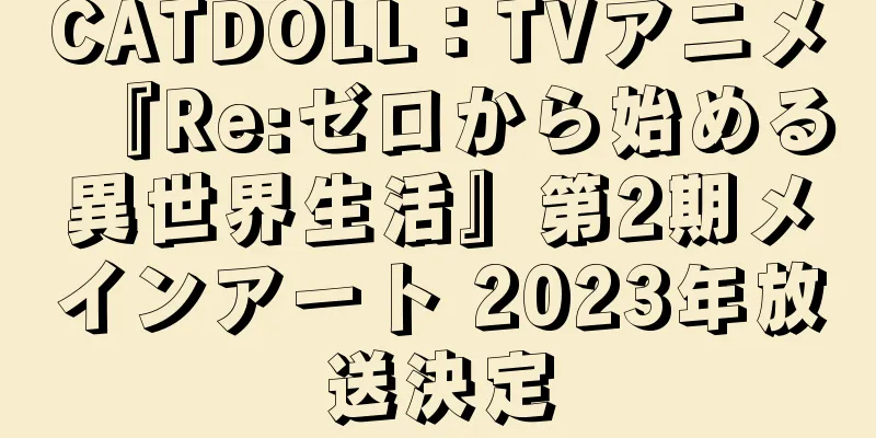 CATDOLL：TVアニメ『Re:ゼロから始める異世界生活』第2期メインアート 2023年放送決定