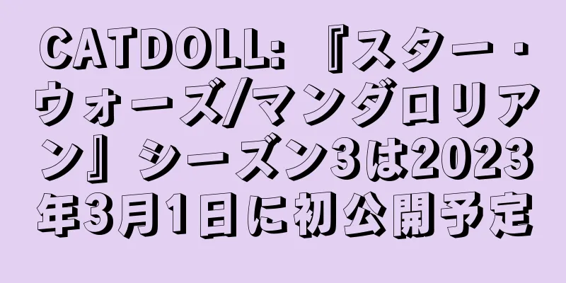 CATDOLL: 『スター・ウォーズ/マンダロリアン』シーズン3は2023年3月1日に初公開予定