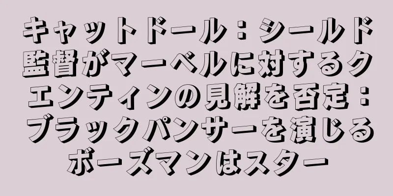 キャットドール：シールド監督がマーベルに対するクエンティンの見解を否定：ブラックパンサーを演じるボーズマンはスター