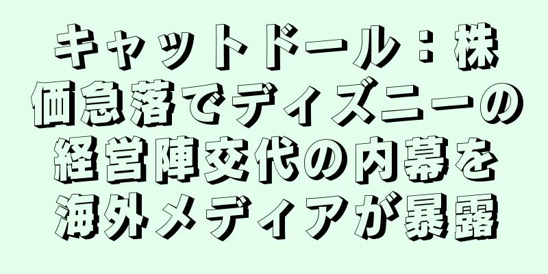 キャットドール：株価急落でディズニーの経営陣交代の内幕を海外メディアが暴露