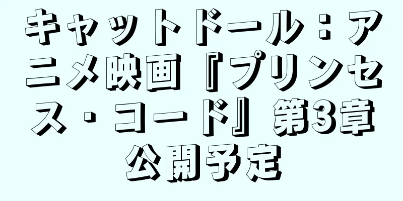 キャットドール：アニメ映画『プリンセス・コード』第3章公開予定