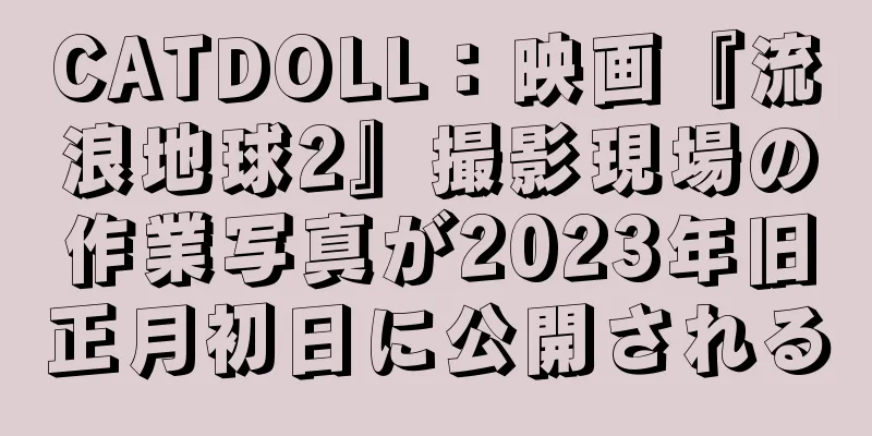 CATDOLL：映画『流浪地球2』撮影現場の作業写真が2023年旧正月初日に公開される