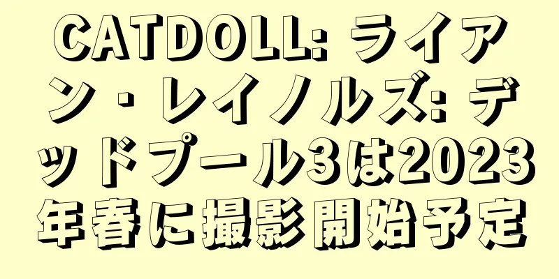 CATDOLL: ライアン・レイノルズ: デッドプール3は2023年春に撮影開始予定