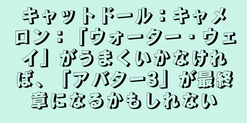 キャットドール：キャメロン：「ウォーター・ウェイ」がうまくいかなければ、「アバター3」が最終章になるかもしれない