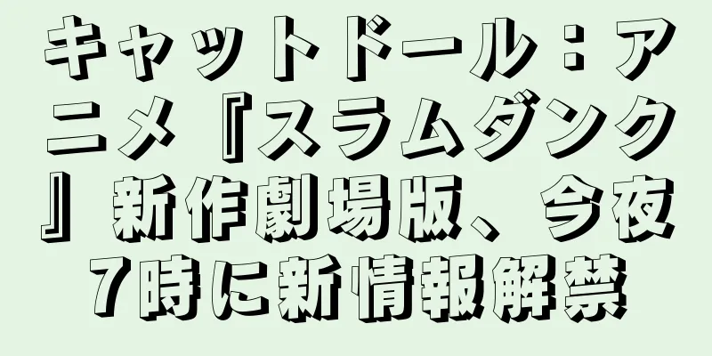 キャットドール：アニメ『スラムダンク』新作劇場版、今夜7時に新情報解禁