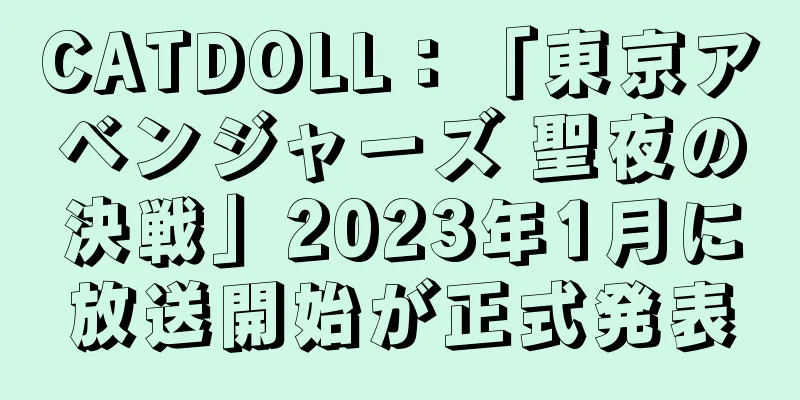 CATDOLL：「東京アベンジャーズ 聖夜の決戦」2023年1月に放送開始が正式発表