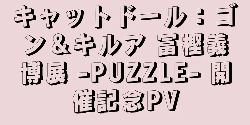 キャットドール：ゴン＆キルア 冨樫義博展 -PUZZLE- 開催記念PV