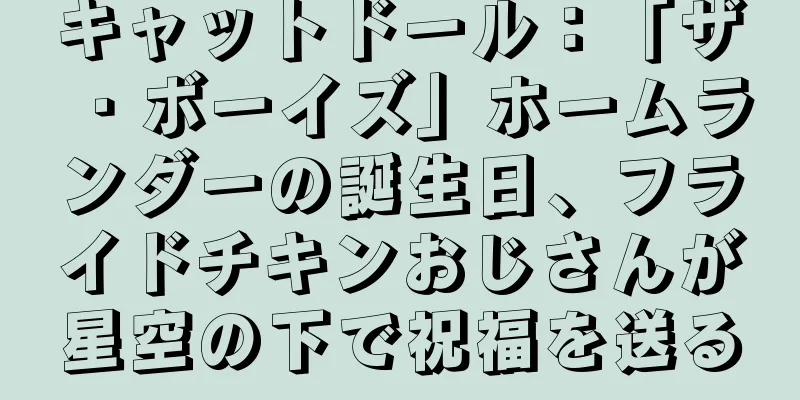 キャットドール：「ザ・ボーイズ」ホームランダーの誕生日、フライドチキンおじさんが星空の下で祝福を送る