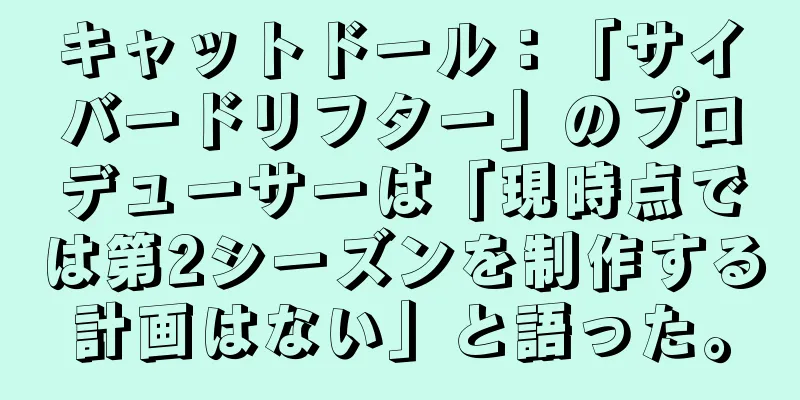 キャットドール：「サイバードリフター」のプロデューサーは「現時点では第2シーズンを制作する計画はない」と語った。