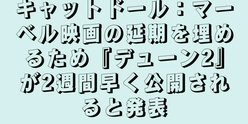 キャットドール：マーベル映画の延期を埋めるため『デューン2』が2週間早く公開されると発表
