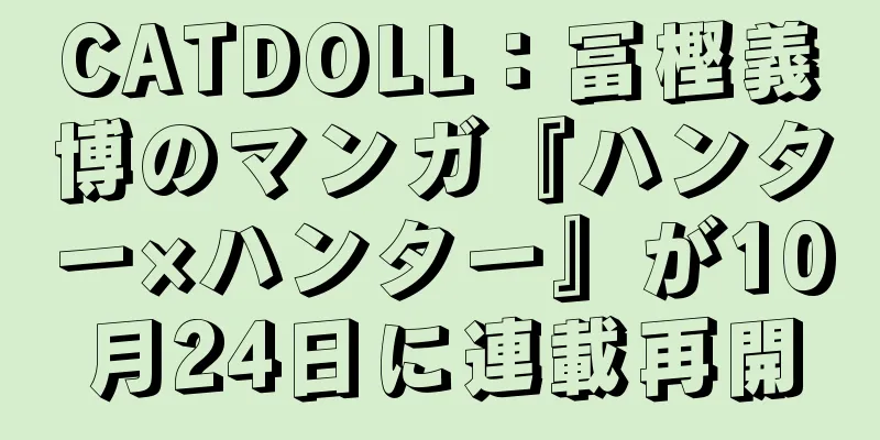 CATDOLL：冨樫義博のマンガ『ハンター×ハンター』が10月24日に連載再開