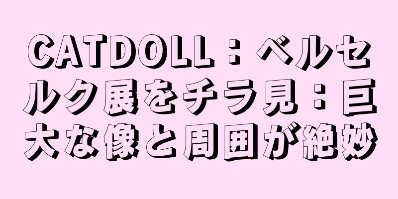 CATDOLL：ベルセルク展をチラ見：巨大な像と周囲が絶妙