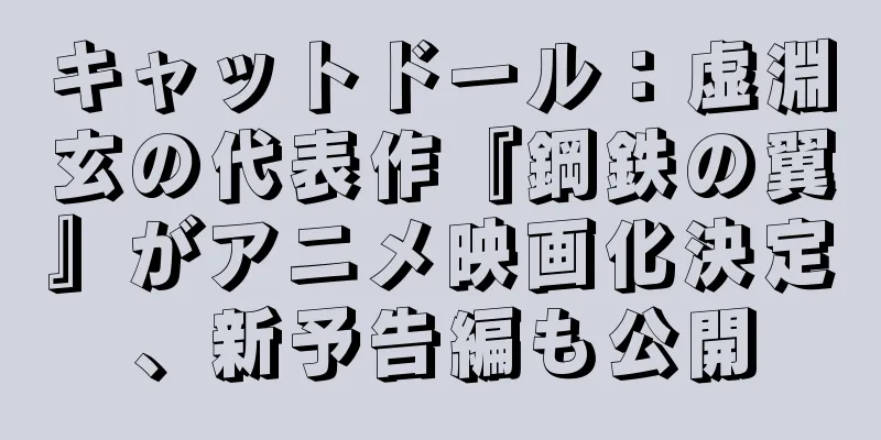 キャットドール：虚淵玄の代表作『鋼鉄の翼』がアニメ映画化決定、新予告編も公開