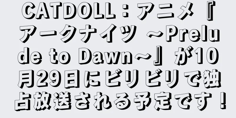 CATDOLL：アニメ『アークナイツ 〜Prelude to Dawn〜』が10月29日にビリビリで独占放送される予定です！