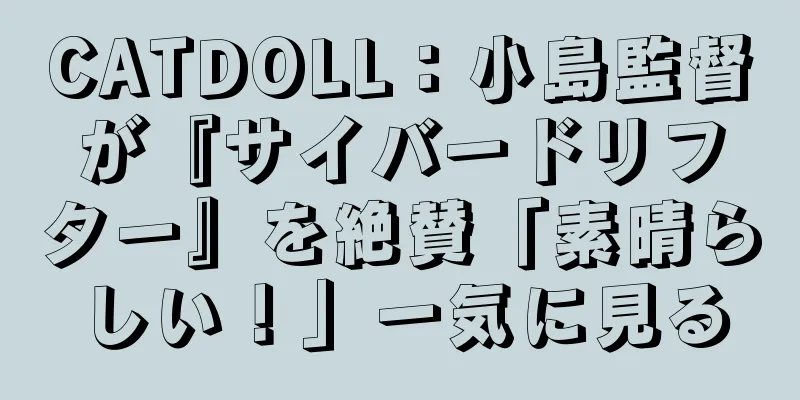 CATDOLL：小島監督が『サイバードリフター』を絶賛「素晴らしい！」一気に見る