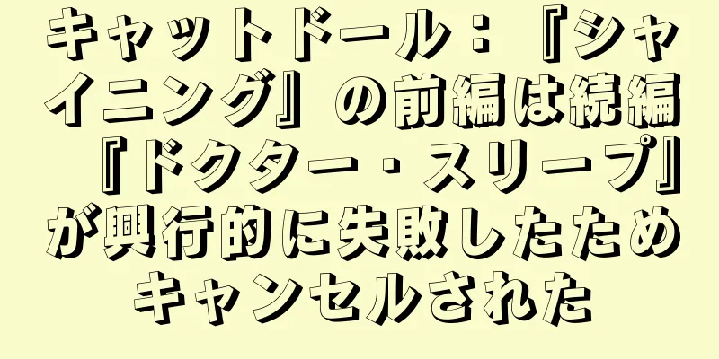 キャットドール：『シャイニング』の前編は続編『ドクター・スリープ』が興行的に失敗したためキャンセルされた