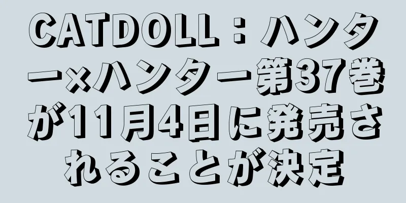 CATDOLL：ハンター×ハンター第37巻が11月4日に発売されることが決定