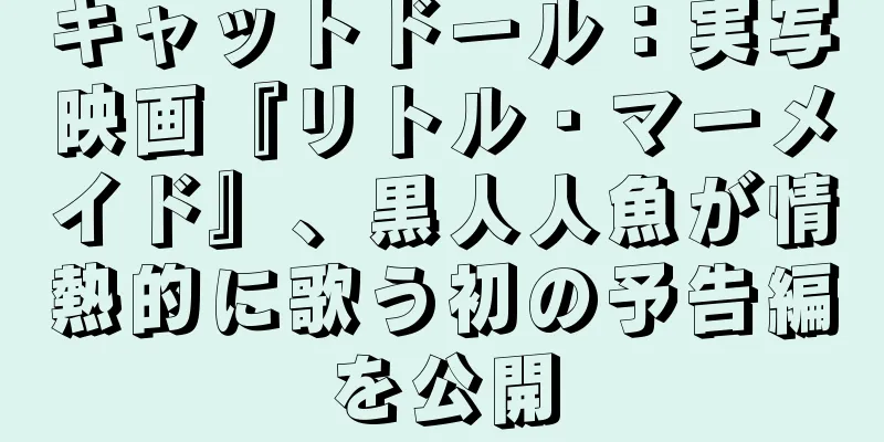 キャットドール：実写映画『リトル・マーメイド』、黒人人魚が情熱的に歌う初の予告編を公開