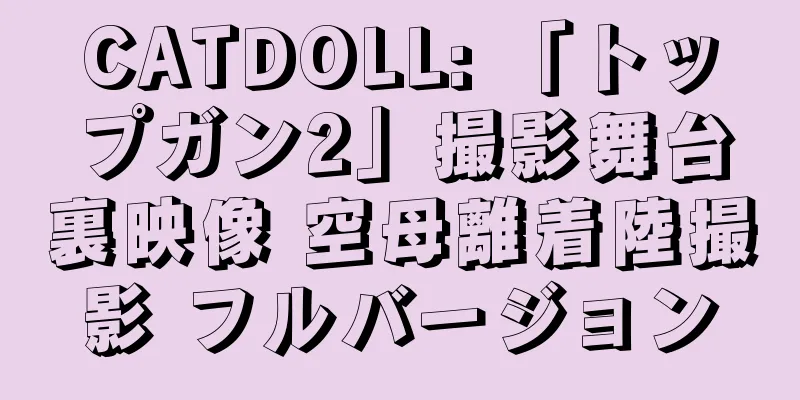 CATDOLL: 「トップガン2」撮影舞台裏映像 空母離着陸撮影 フルバージョン