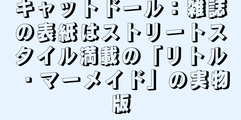 キャットドール：雑誌の表紙はストリートスタイル満載の「リトル・マーメイド」の実物版