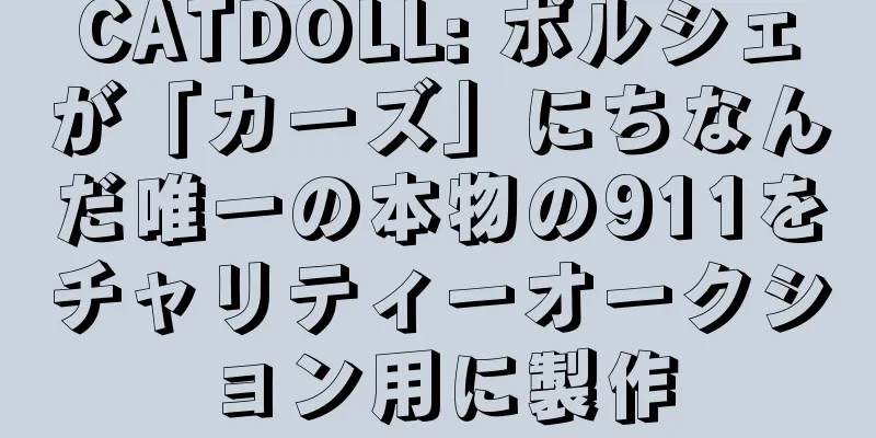 CATDOLL: ポルシェが「カーズ」にちなんだ唯一の本物の911をチャリティーオークション用に製作