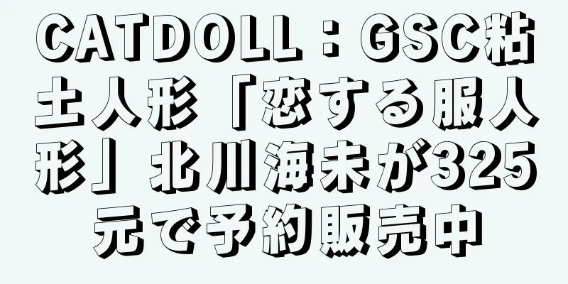 CATDOLL：GSC粘土人形「恋する服人形」北川海未が325元で予約販売中