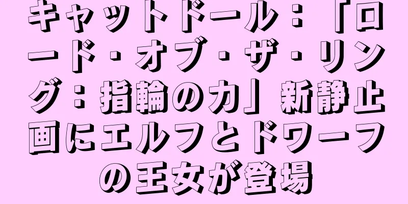 キャットドール：「ロード・オブ・ザ・リング：指輪の力」新静止画にエルフとドワーフの王女が登場