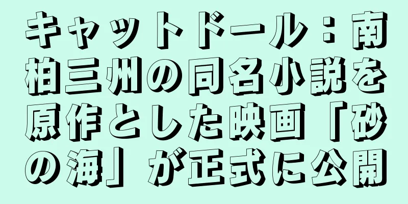 キャットドール：南柏三州の同名小説を原作とした映画「砂の海」が正式に公開