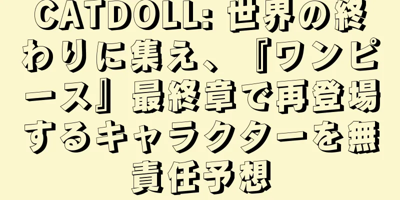 CATDOLL: 世界の終わりに集え、『ワンピース』最終章で再登場するキャラクターを無責任予想