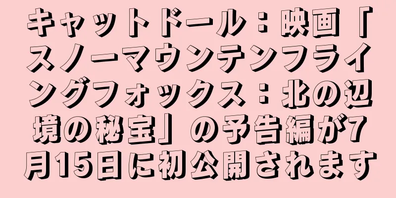 キャットドール：映画「スノーマウンテンフライングフォックス：北の辺境の秘宝」の予告編が7月15日に初公開されます