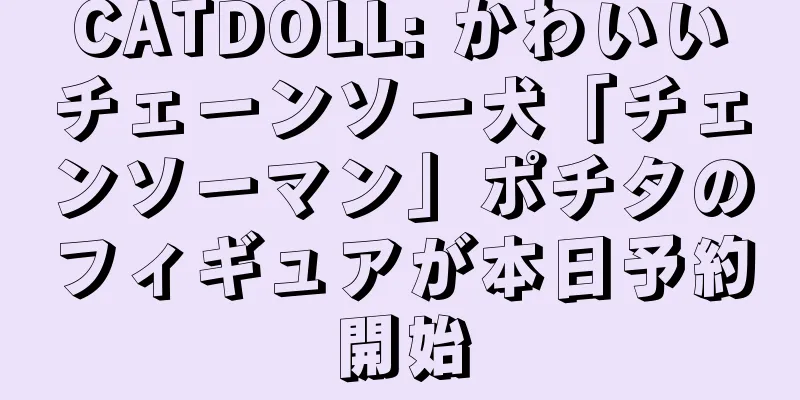CATDOLL: かわいいチェーンソー犬「チェンソーマン」ポチタのフィギュアが本日予約開始