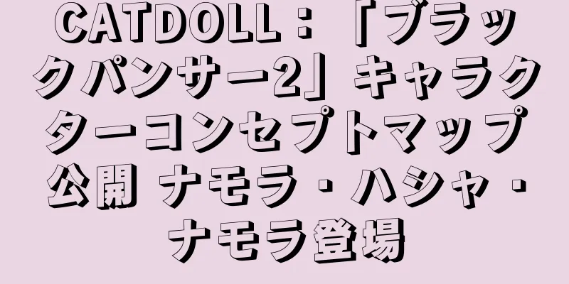 CATDOLL：「ブラックパンサー2」キャラクターコンセプトマップ公開 ナモラ・ハシャ・ナモラ登場
