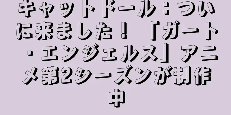 キャットドール：ついに来ました！ 「ガート・エンジェルス」アニメ第2シーズンが制作中