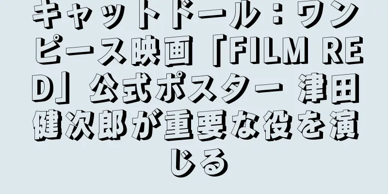 キャットドール：ワンピース映画「FILM RED」公式ポスター 津田健次郎が重要な役を演じる
