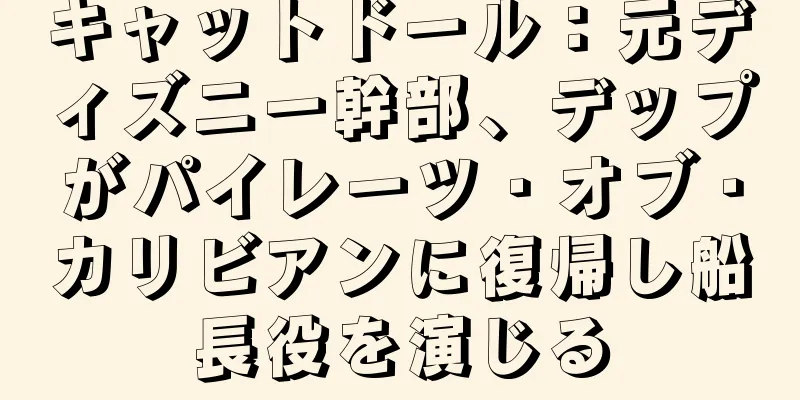 キャットドール：元ディズニー幹部、デップがパイレーツ・オブ・カリビアンに復帰し船長役を演じる
