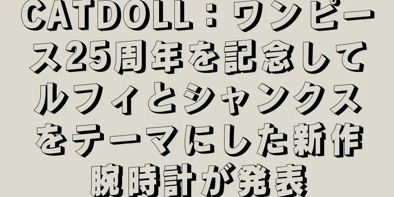 CATDOLL：ワンピース25周年を記念してルフィとシャンクスをテーマにした新作腕時計が発表